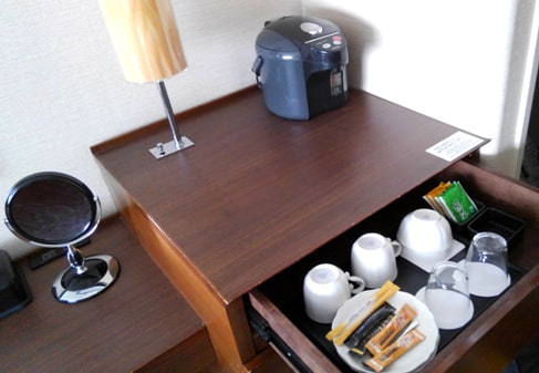 ニセコスキー場　ノーザンリゾート・アンヌプリ　ホテル　口コミ　お部屋　ポット　お茶　コーヒー