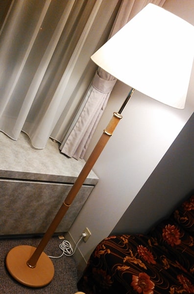 ルスツ　ホテル　部屋　ブログ　照明